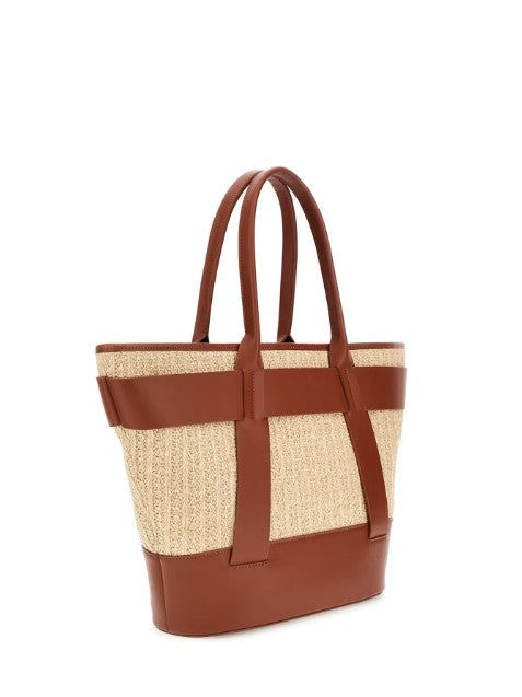 Guess Tuane Raffia Tote