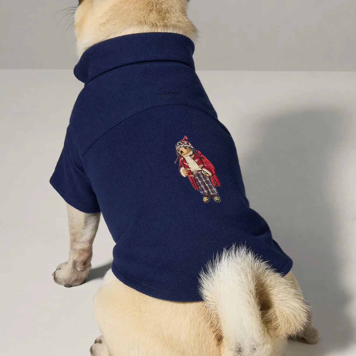 Polo Ralph Lauren Holiday Bear Dog Mesh Polo