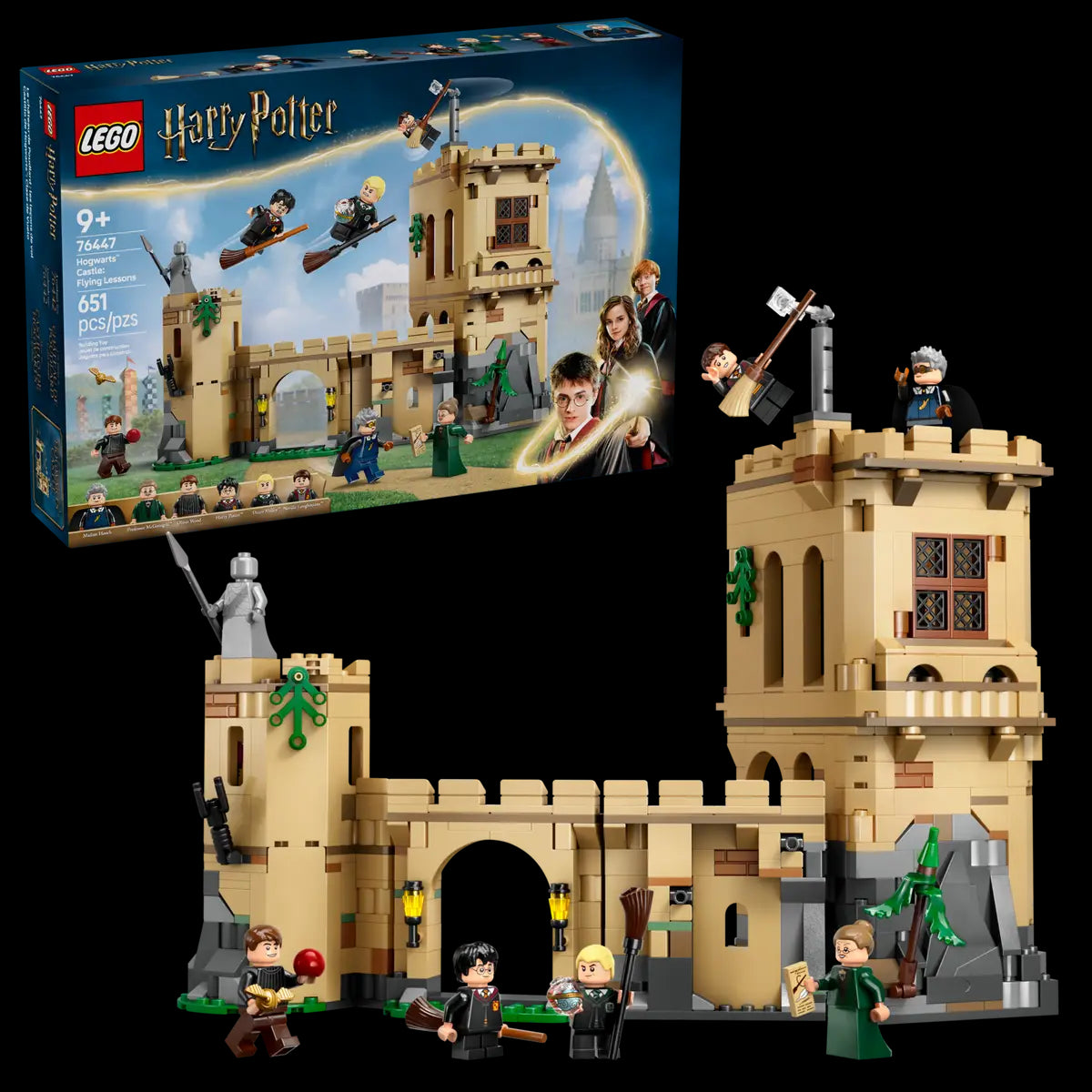 LEGO Harry Potter Hogwarts Castle: Flying Lessons 76447