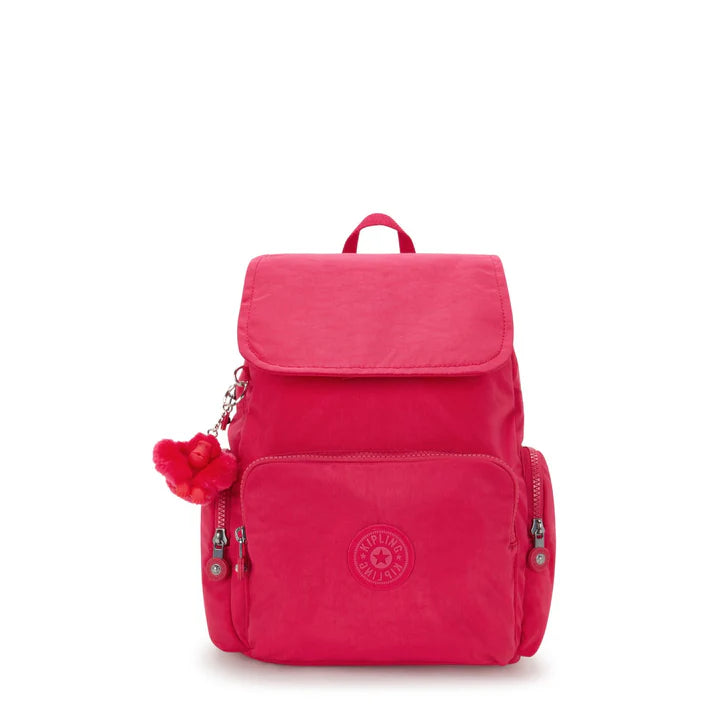 Kipling City Zip Küçük Sırt Çantası - Konfeti Pembesi