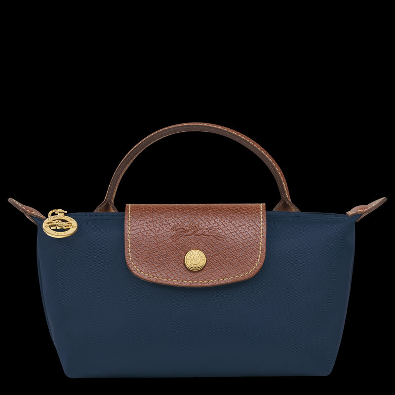 Longchamp Le Pliage Original Mini Top Handle Pouch Navy