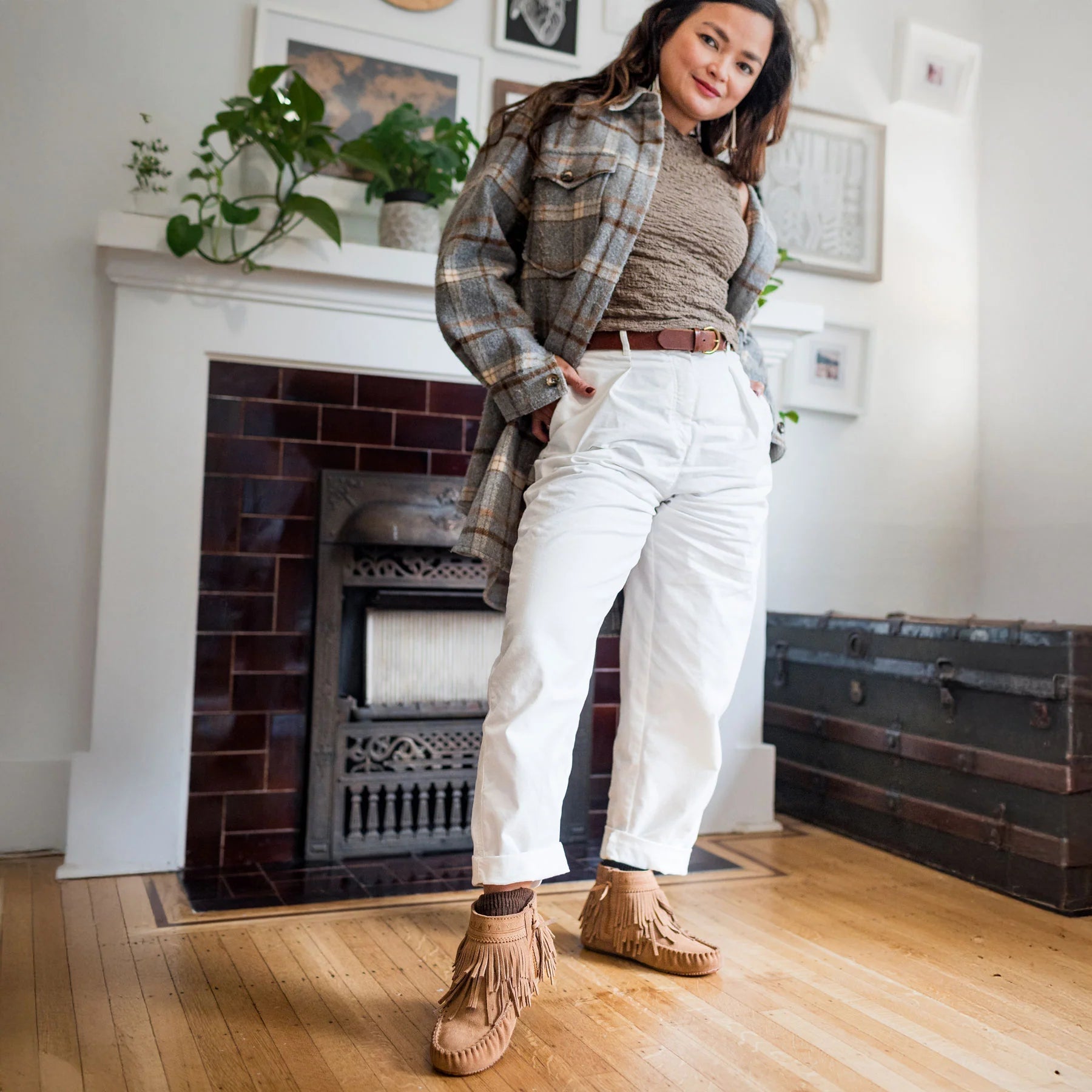 MANITOBAH Dancer Ankle Boot Oak