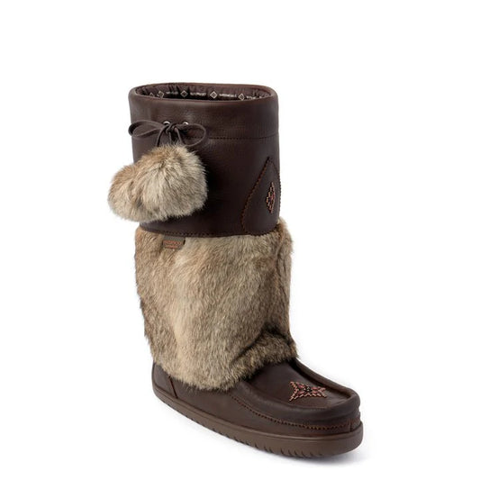 MANITOBAH Waterproof Snowy Owl Grain Leather Cocoa