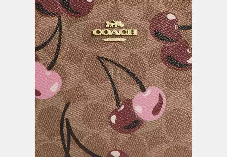 Coach Nolita 19 Kiraz Baskılı İmzalı Tuval